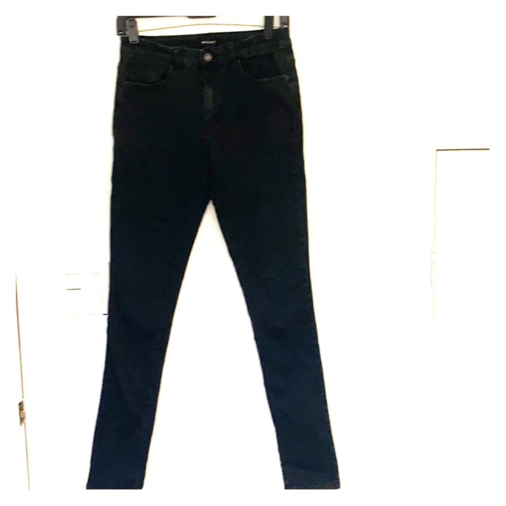 High waist black skinny Jean